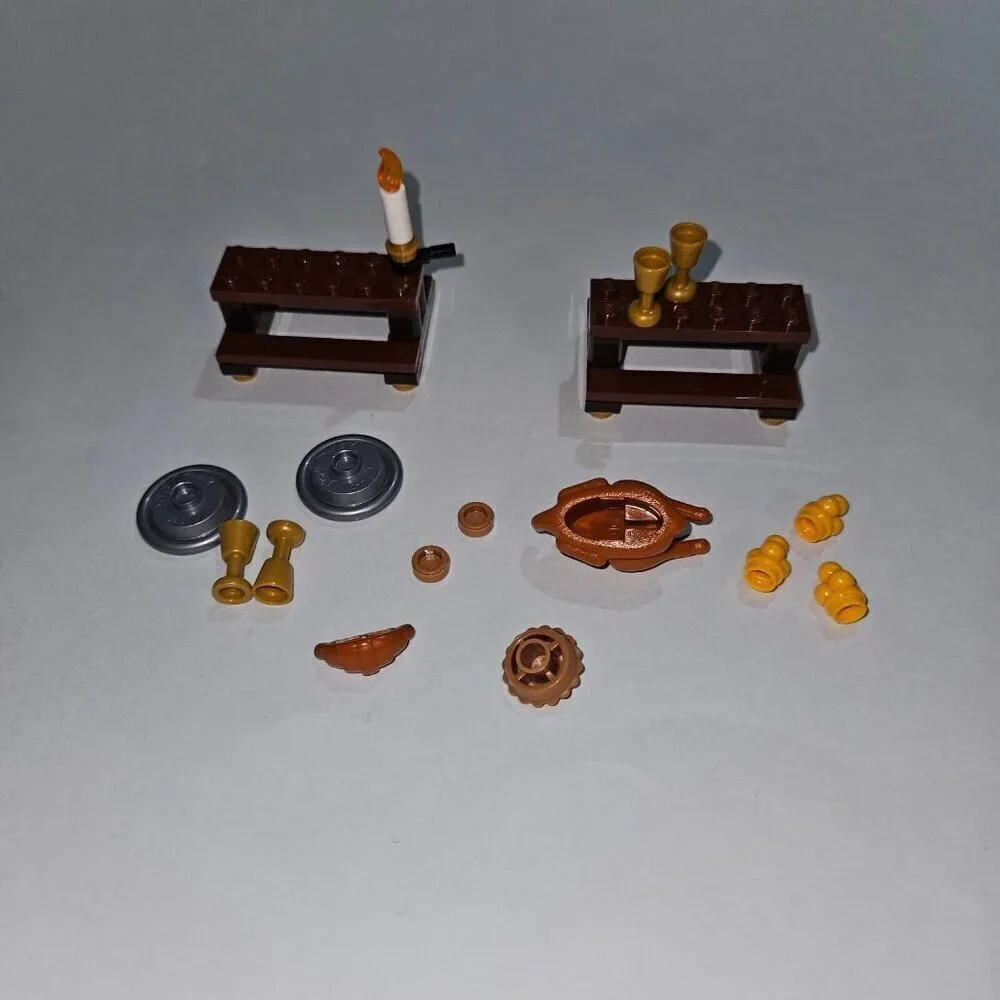 LEGO Harry Potter Advent Calendar 75964 Food Lot Turkey Dessert Tables Goblets